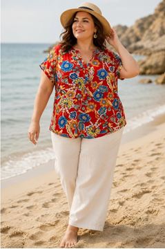 Immagine di FLOWY AND CASUAL SUMMER  BLOUSE